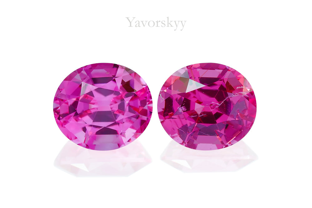 Pink Spinel 1.66 ct / 2 pcs