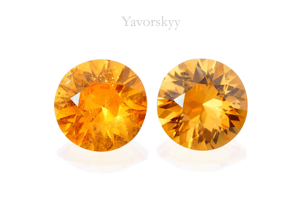 Mandarin Garnet 1.72 cts / 2 pcs