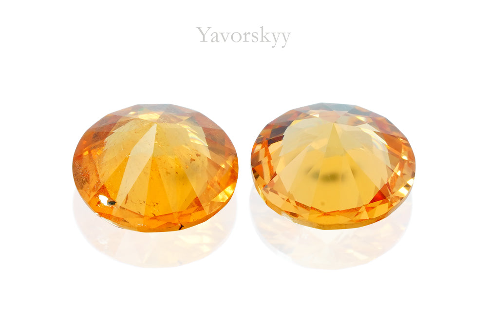 Mandarin Garnet 1.72 cts / 2 pcs