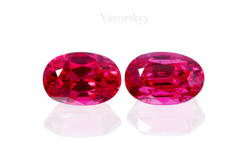 Red Spinel 1.73 ct / 2 pcs