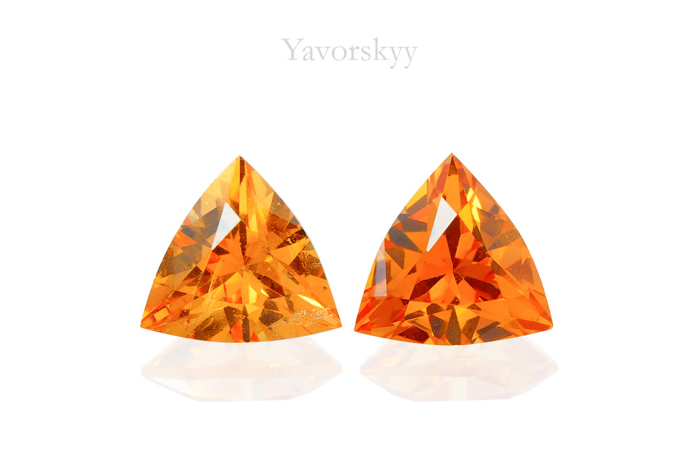 Mandarin Garnet 1.74 cts / 2 pcs