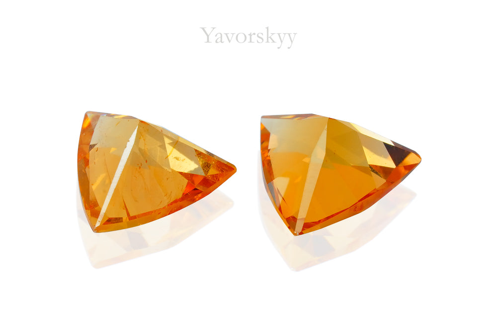 Mandarin Garnet 1.74 cts / 2 pcs