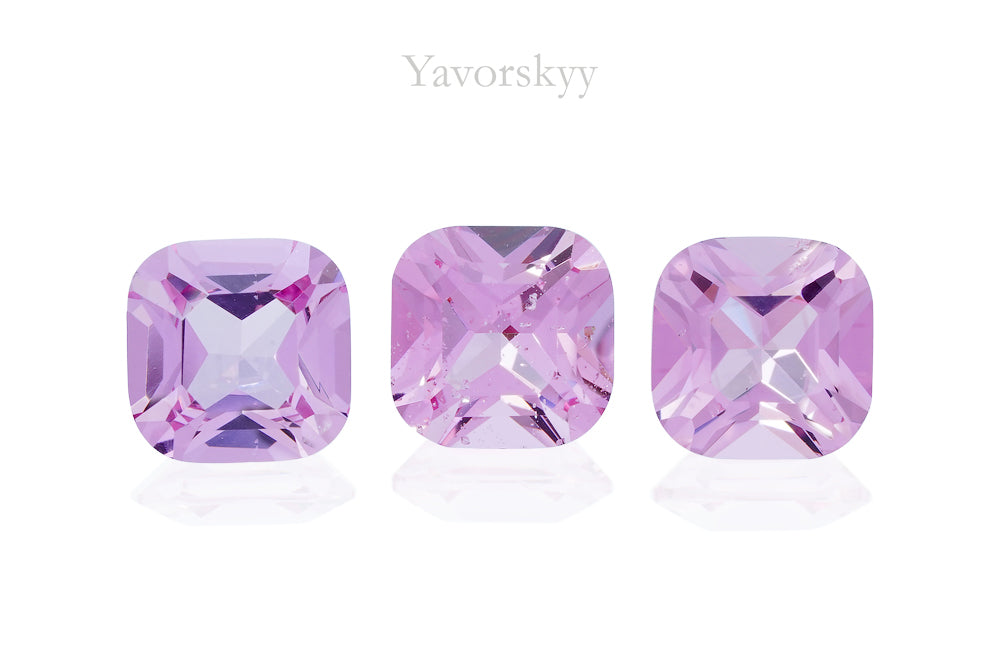 Pink Spinel 1.79 ct / 3 pcs