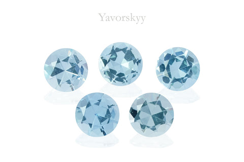 Aquamarine 0.37 ct / 4 pcs