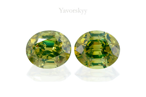 Demantoid 1.86 cts / 2 pcs