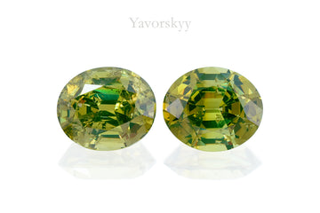 Demantoid 1.86 cts / 2 pcs