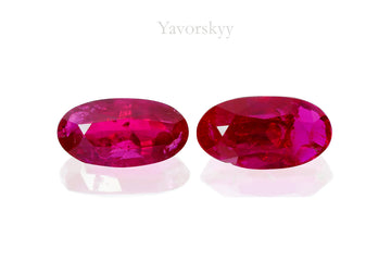 Ruby NH Burma 1.87 cts / 2 pcs
