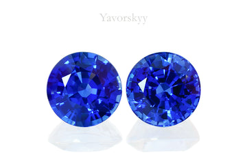 Blue Sapphire 1.88 cts / 2 pcs