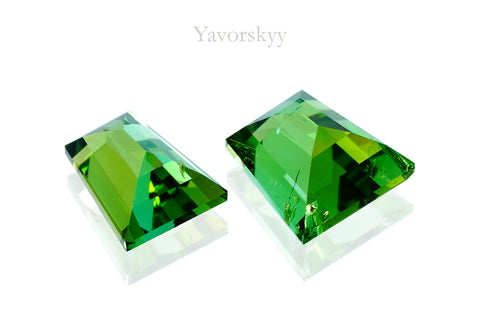 Green Tourmaline 1.97 cts / 2 pcs