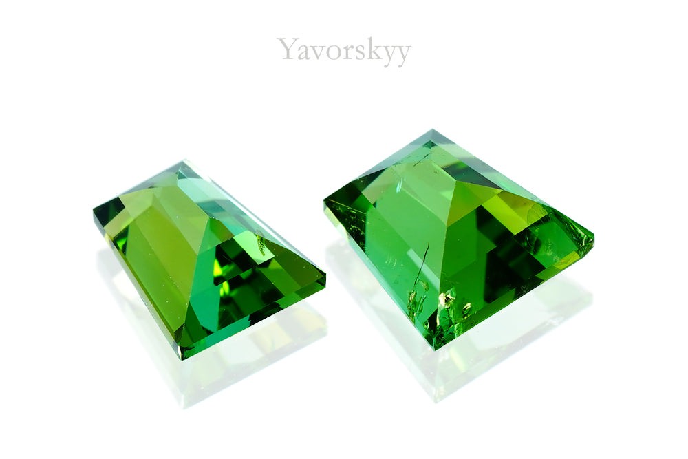 Green Tourmaline 1.97 cts / 2 pcs