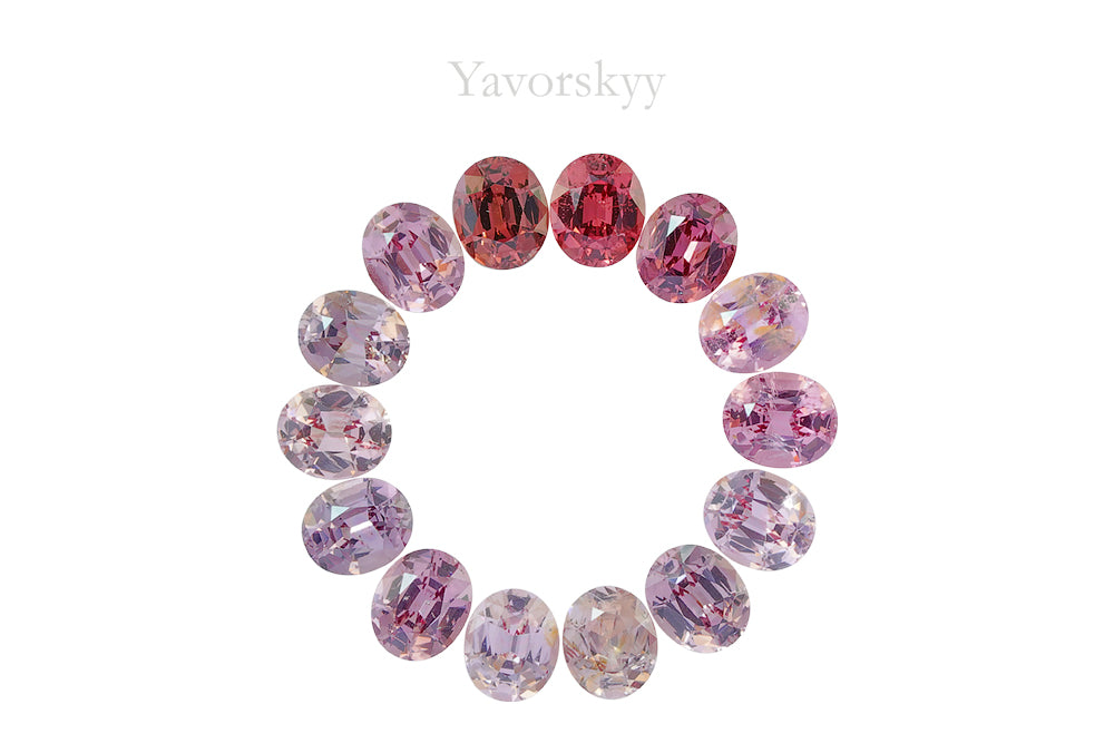 Spinel 10.14 ct / 14  pcs