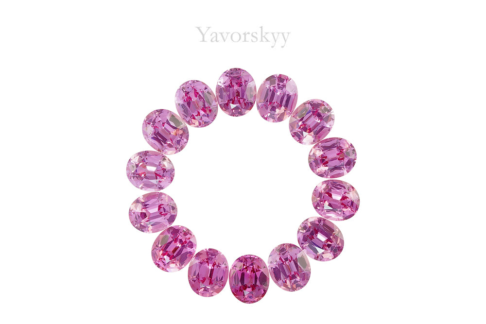 Pink Spinel 10.51 cts / 14 pcs
