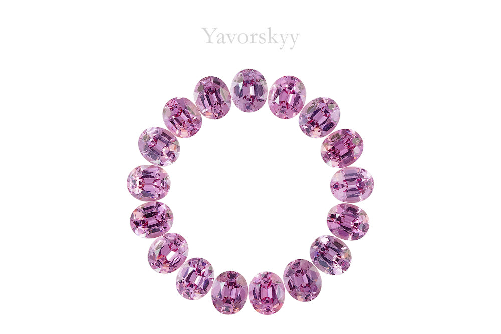 Pink Spinel 12.38 cts / 17 pcs