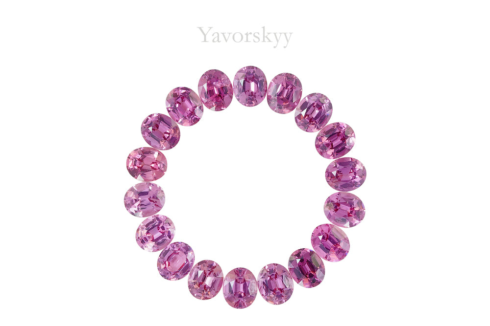 Pink Spinel 13.07 cts / 18 pcs