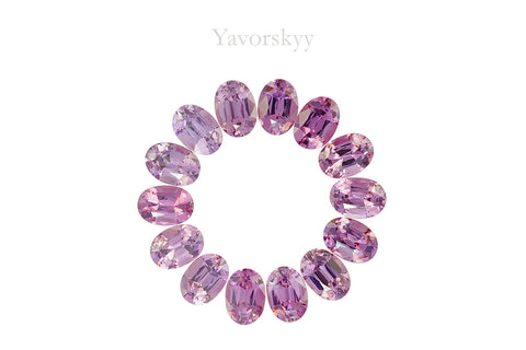 Pink Spinel 13.10 ct / 14 pcs