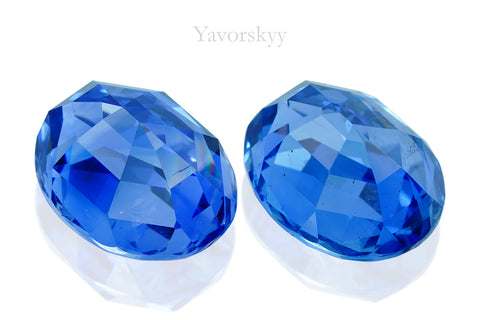 Tears of Heaven Blue Sapphire No Heat Sri Lanka 14.61 cts / 2 pcs
