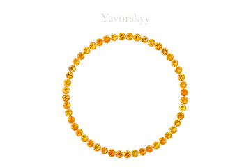 Mandarin Garnet 2.05 cts / 48 pcs