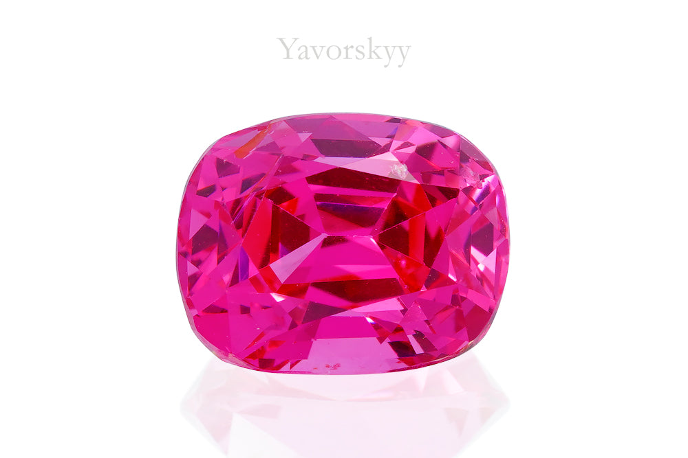 Cushion pink spinel 2.18 carats front view image