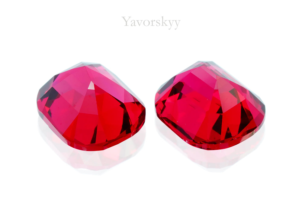 Red Spinel Burma 2.20 cts / 2 pcs