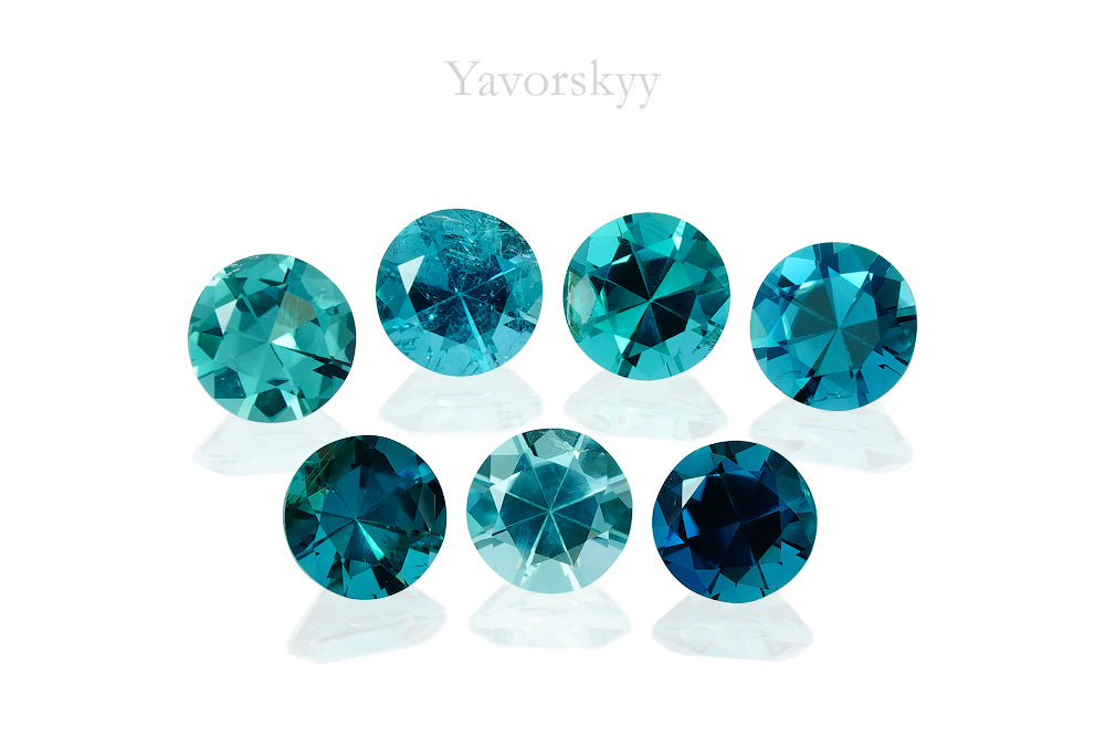 Indigo Tourmaline 2.43 cts / 7 pcs