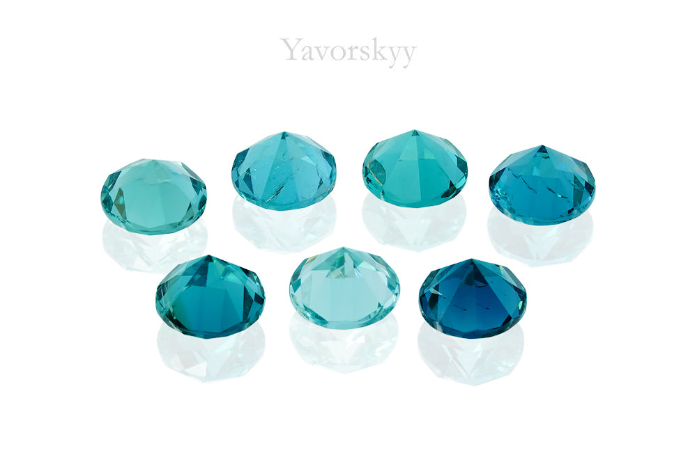 Indigo Tourmaline 2.43 cts / 7 pcs