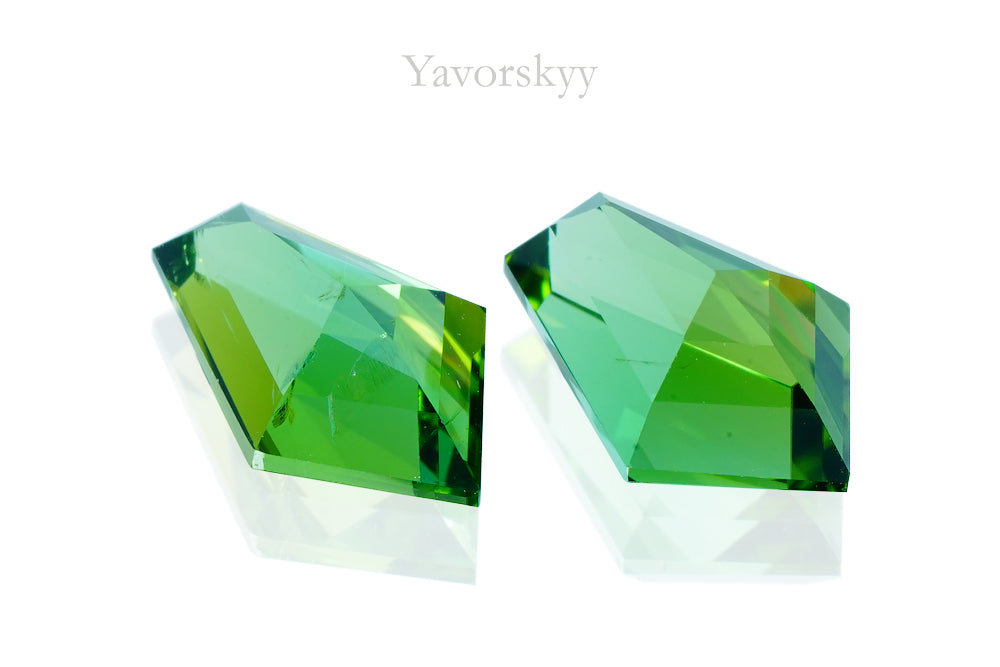 Green Tourmaline 2.51 cts / 2 pcs
