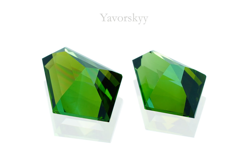 Green Tourmaline 2.58 cts / 2 pcs