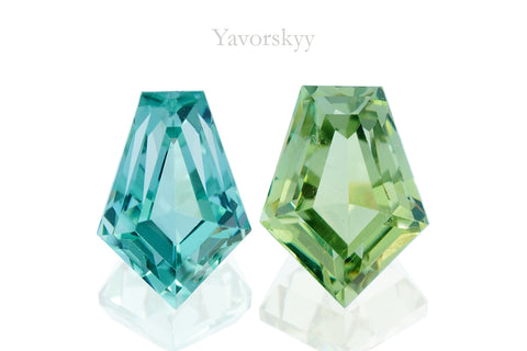 Green Tourmaline 2.70 cts / 2 pcs