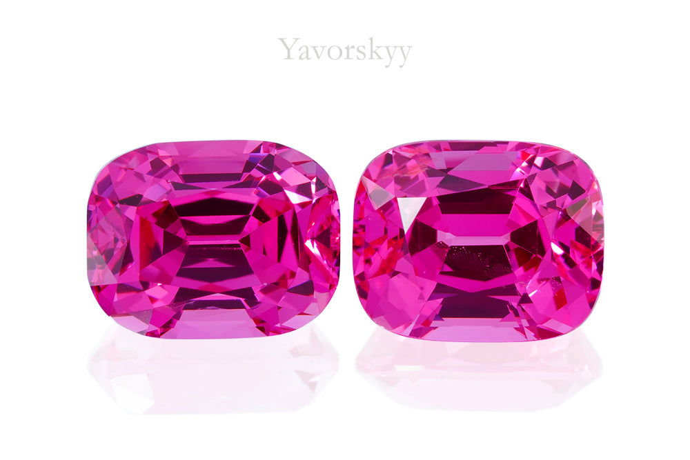 Vivid Pink Spinel 2.75 cts / 2 pcs