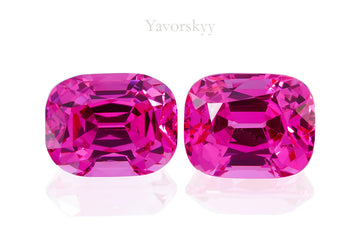 Vivid Pink Spinel 2.75 cts / 2 pcs
