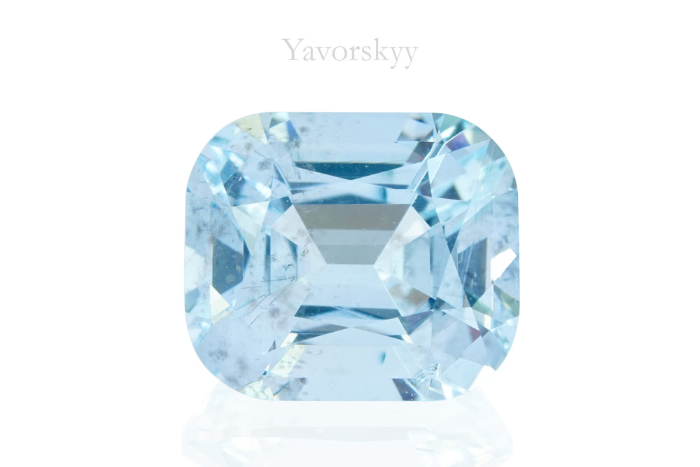 Picture of cushion shape aquamarine 2.78 carats