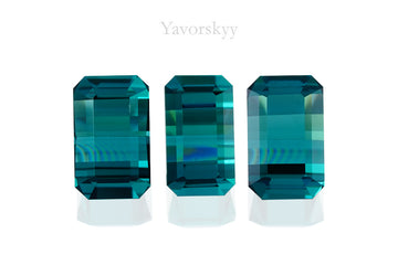 Green Tourmaline 2.78 cts / 3 pcs