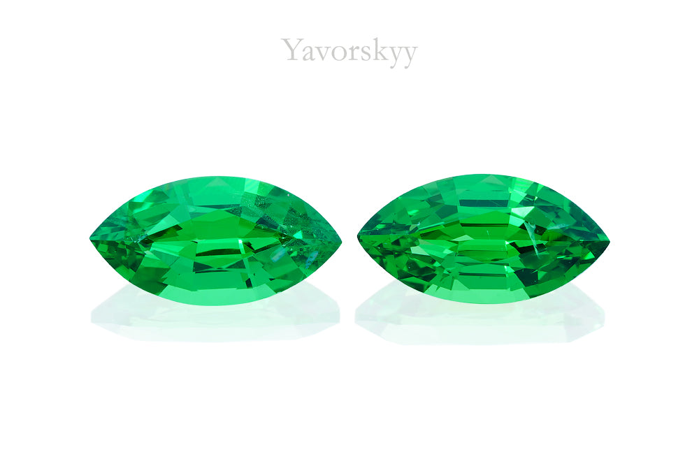 Tsavorite 2.95 cts / 2 pcs