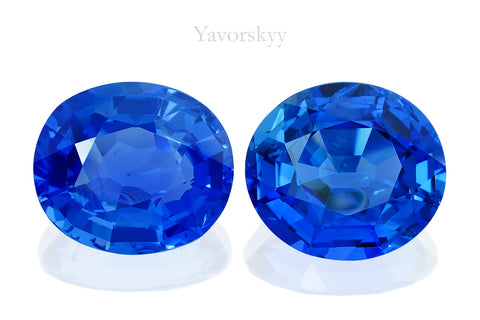“The Sirens” Blue Sapphire Ceylon & Madagascar 20.32cts / 2pcs