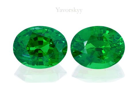 Tsavorite 20.46 cts / 2 pcs - Yavorskyy