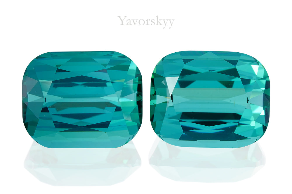 Lagoon Blue Tourmaline 21.32 cts / 2 pcs