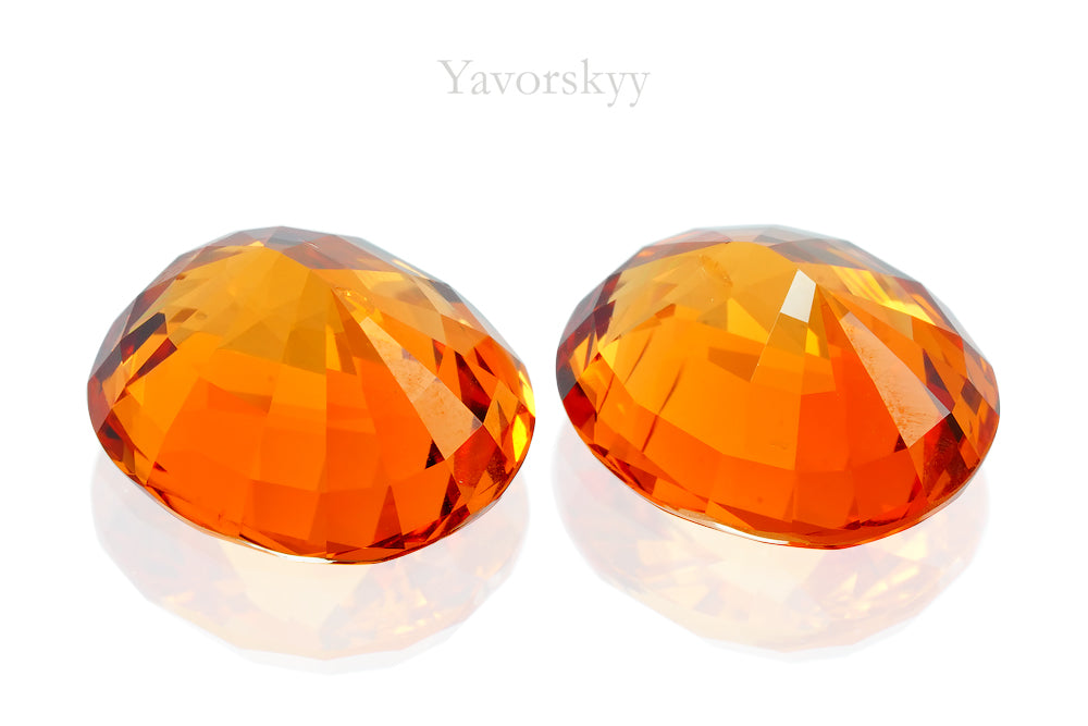 Mandarin Garnet 11.39 cts / 2 pcs