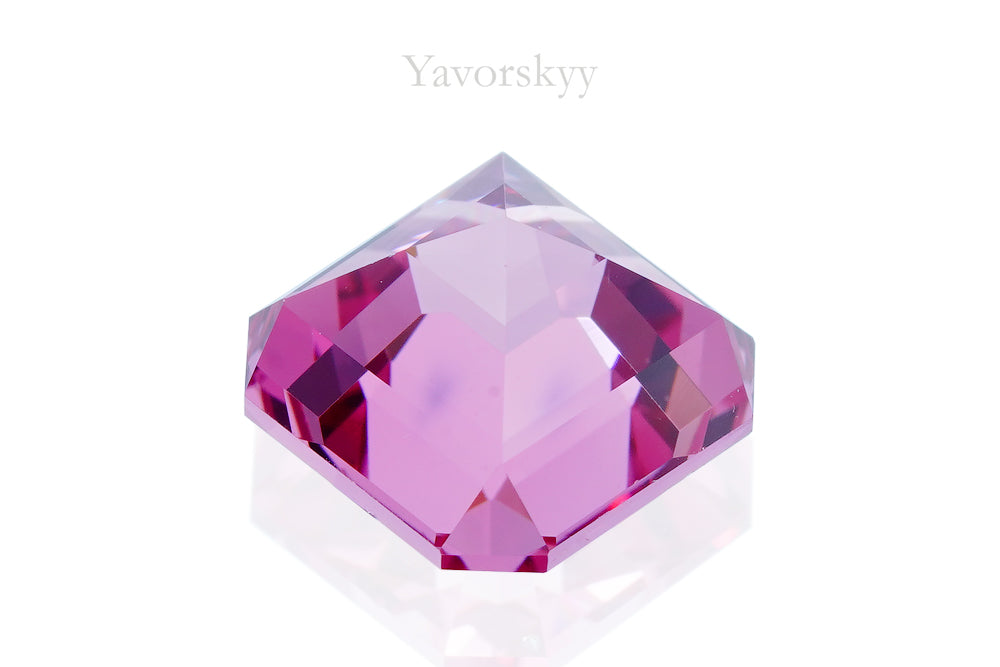 Image of octagonal pink spinel 3.13 carats