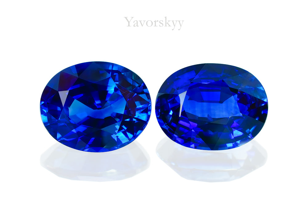 Blue Sapphire NH 3.17 cts / 2 pcs