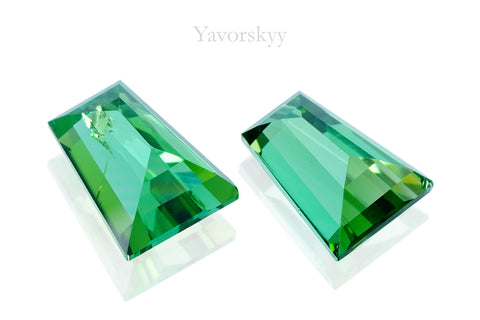 Green Tourmaline 3.23 ct / 2 pcs