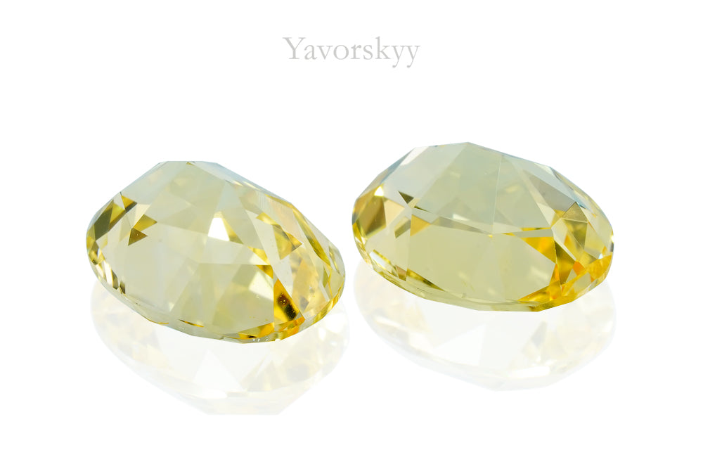 Yellow Sapphire No Heat 3.33 cts / 2 pcs