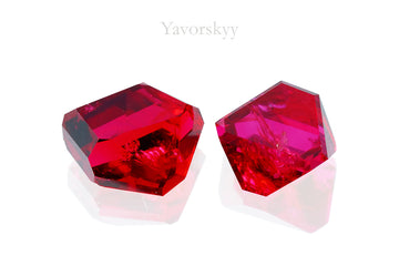 Red Spinel Crystal (Mansin, Jedi) 3.38 cts / 2 pcs