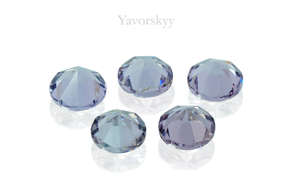 Grey Spinel 3.38 cts / 5 pcs