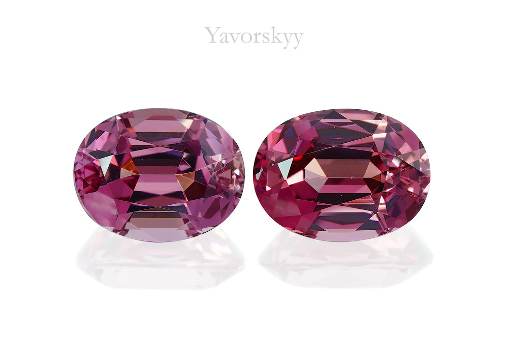 Rhodolite 3.43 cts / 2 pcs