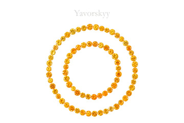 Mandarin Garnet 3.46 cts / 74 pcs