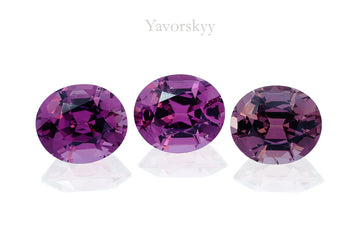 Spinel 3.59 cts / 3 pcs