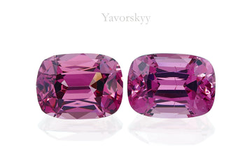 Rhodolite 3.62 cts / 2 pcs