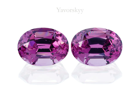 Rhodolite 3.76 cts / 2 pcs