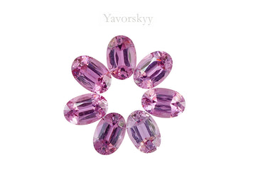 Pink Spinel 3.82 ct / 7 pcs
