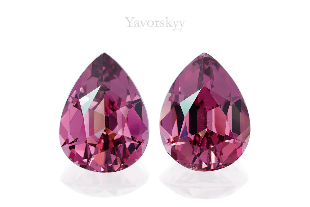 Rhodolite 3.84 cts / 2 pcs